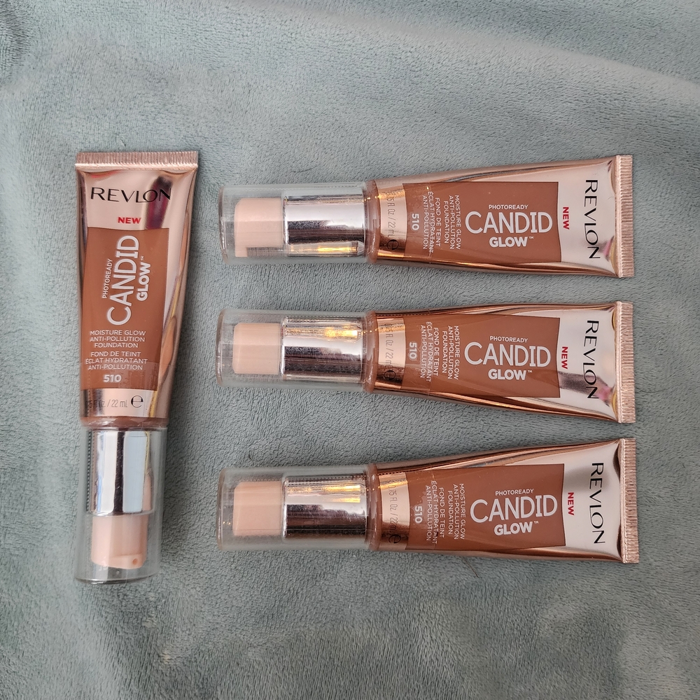 4 Revlon Photoready Candid Glow Buildable Foundation 510 Cappuccino
